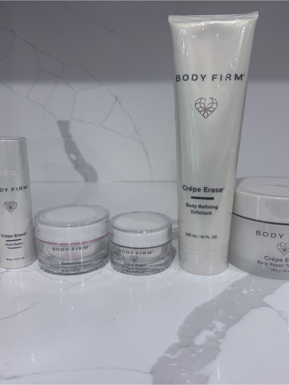 Body Firm Crêpe Erase Body, Face, & Eye total system